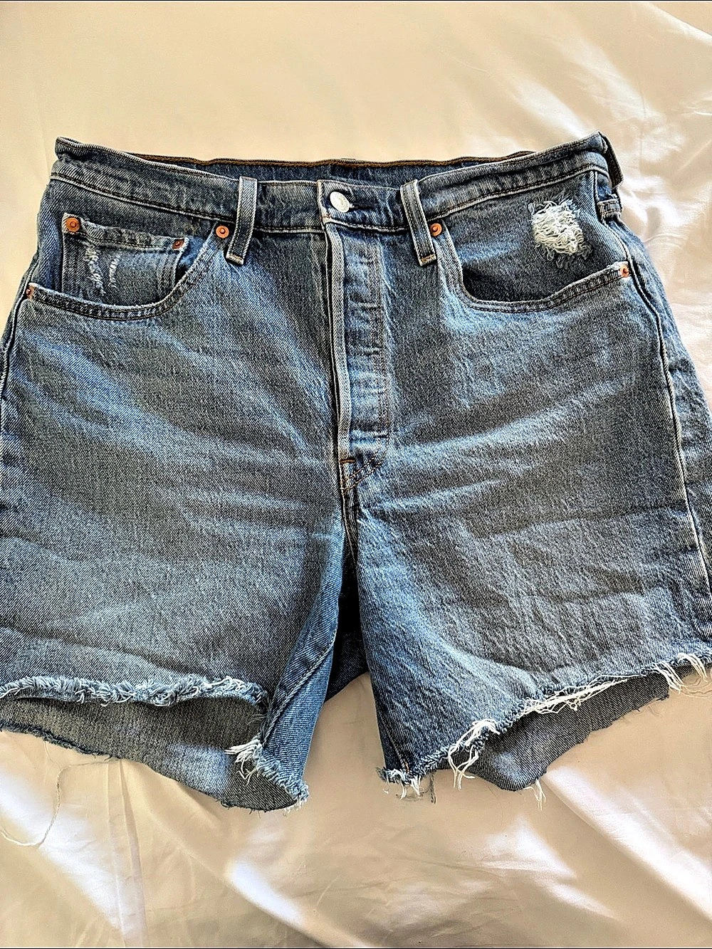 Levi's 501 Denim Jean Shorts Blue W32